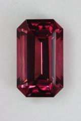 long ratio emerald cut tourmaline