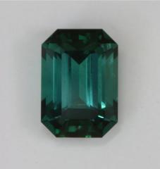 Nice Blue Green emerald cut