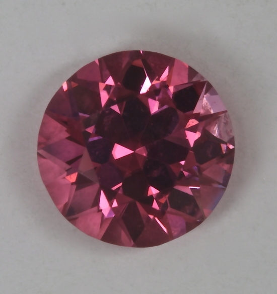 Bright very flashy medium toned pink droplet of color.  #9