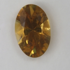 Smallest oval in collection.  Nice golden color.  #53