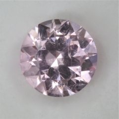 Slightly included bright baby pink Afghan droplet of color.  #54