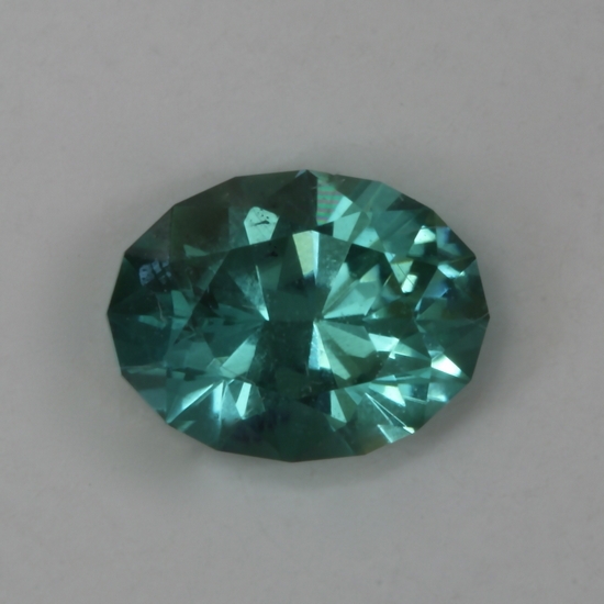 A small oval watery blue oval. #105