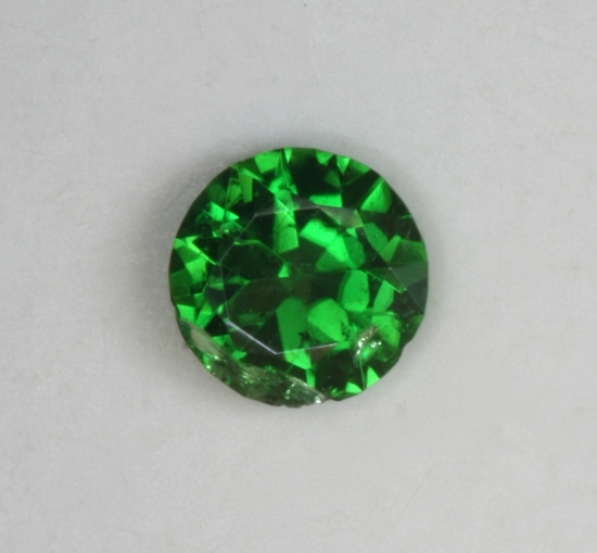A small dot of color, chrome tourmaline with a great green color. #109