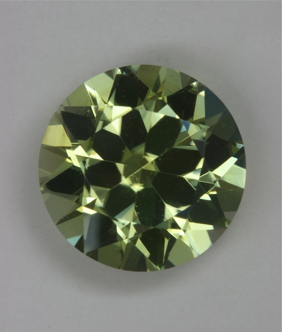 A larger, very bright yellow washed with green round.