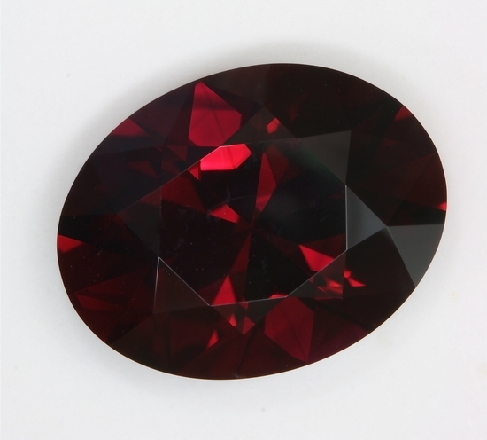 Big Red from Nigeria, Darker toned Rubellite, oval. #292