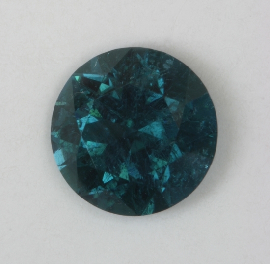 Nice, darker toned, well blanced, blue green droplet of color.