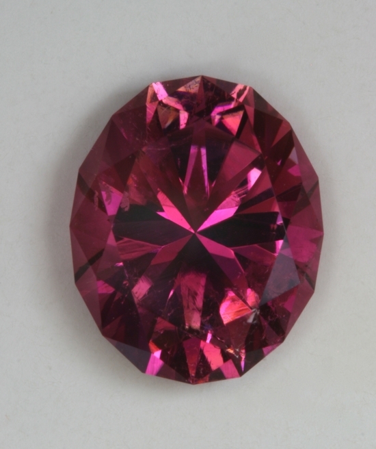 Slightly included hotter pink oval.