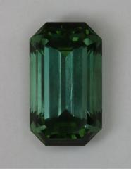 Very nice green emerald cut