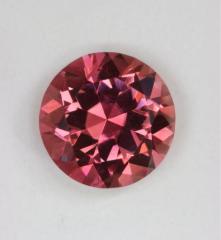 Pink peach slider that is eye clean, round