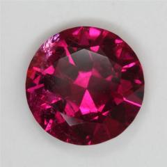 Included flashy Rubellite (high quality) red round.