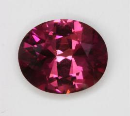 Attractive pretty average pink oval