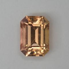 Included, Fresh, Pastel Golden Peach, Emerald Cut.
