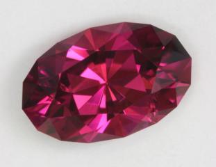 Nice open moderate toned red oval