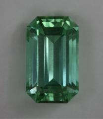 A GEM Afghan Neon Sea Foam Emerald Cut