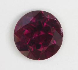 Rich Red Rubellite Included Round
