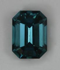 Open ended Indicolite (blue) emerald cut