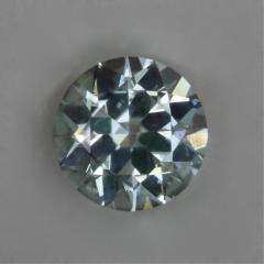 Lightly included, pale blue, IceT round