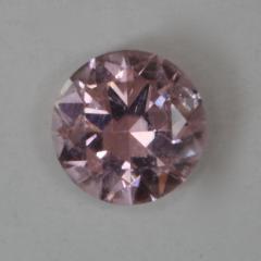 Pale baby pink slightly included round from Afghanistan