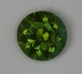 yellow green/darker green dichroic droplet of color