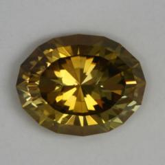 Dichroic Gold Value Oval