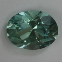 Medium light, bright green oval.