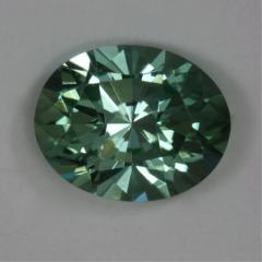 Bright medium light green oval