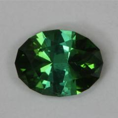 Nice bluer green with darker ends oval.