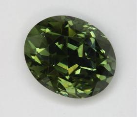 Deep Well Cut Green Oval