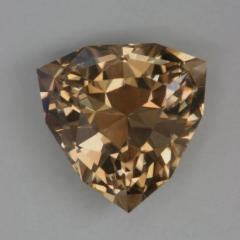 A very fine, medium toned, wheat shield cut