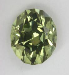 Nice medium light pastel yellow oval.