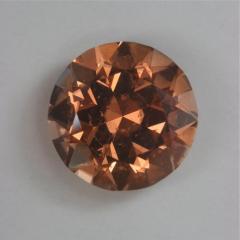 Faintly include medium toned peach without brown problems, round.