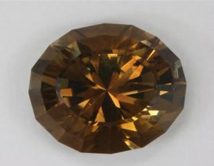 Bright Honey Brown Oval