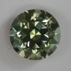 Yellow with a wash of green round