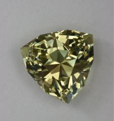 Fine ,ye clean, pastel yellow, shield cut