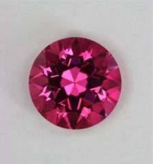 Red salmon colored round