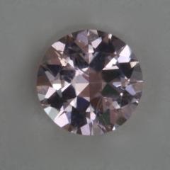 Slightly included baby pink round from Afghanistan