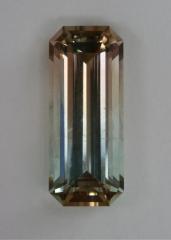 IceT delight, a very pale toned, pink and cream bicolor, emerald cut