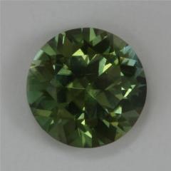 Small austere blue green round