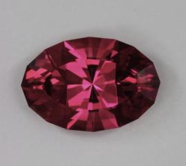 Rich Pink on the line with Red oval