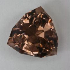 Browned Peach shield cut.