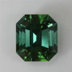 Squarish bright clean beautiful Emerald Cut.