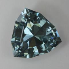 Great pure pastel blue shield cut.