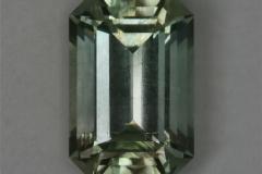 Celery juice for a color, Emerald cut.