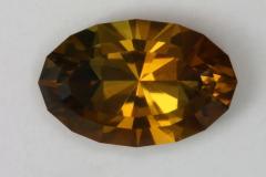 Golden Brown Oval, Dravite