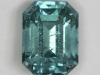 Included Blue Emerald Cut