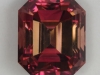 Browned, but still in the pink emerald cut