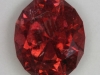 Powerful Included Red Orange Oval