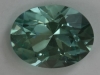 Medium light, bright green oval.
