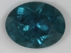 Exceptionally fine blue, hazy crystal oval