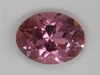 A delicate pink oval